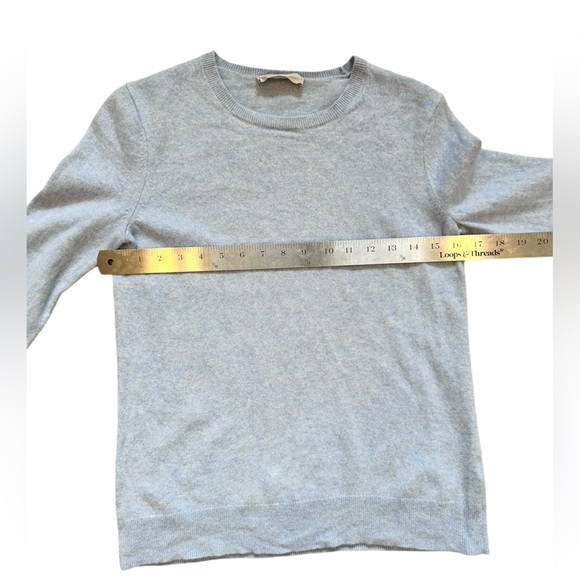 Soft Baby Blue Everlane Cashmere Sweater - Picture 7 of 9